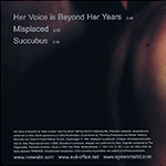 Her Voice Is Beyond Her Years CD Back Cover