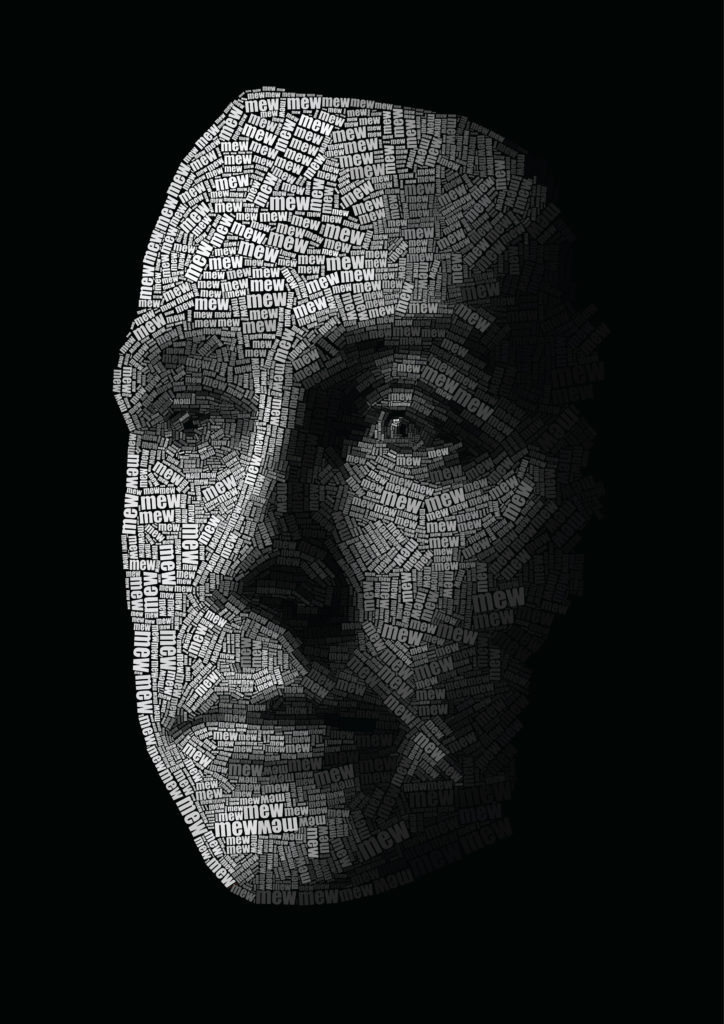 Jonas digital artwork! Caligráma
